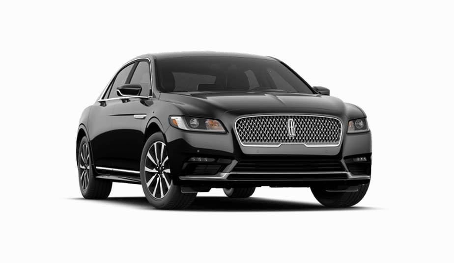 Black luxury executive sedan